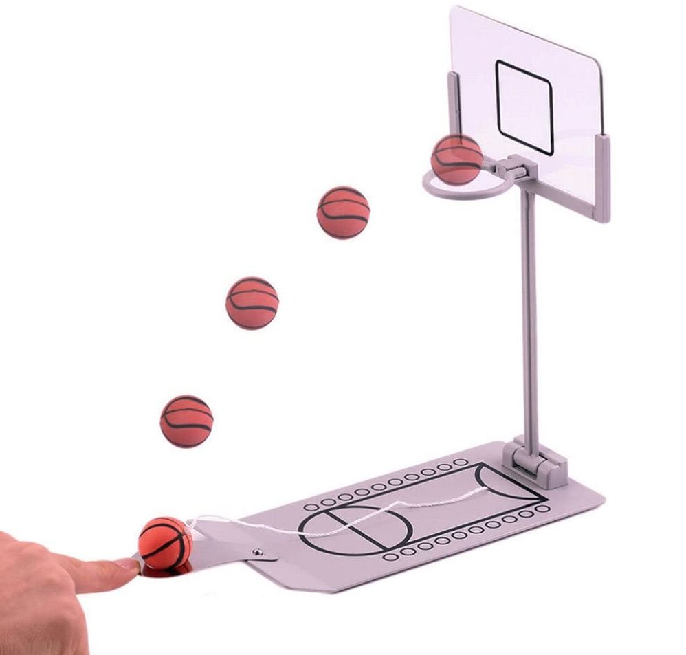 A picture of desktop basketball office toy