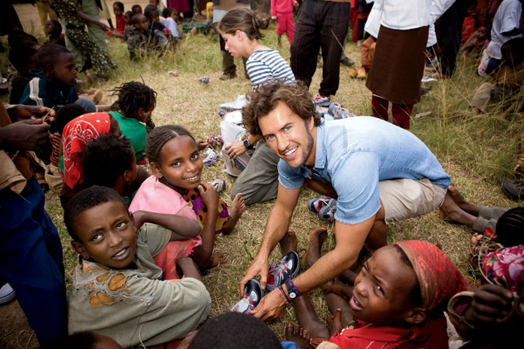 Blake Mycoskie of Toms shoes sees how meaningful his daily work is. Something that spurs him on daily. 